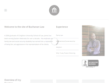 Tablet Screenshot of jbuchananlaw.com